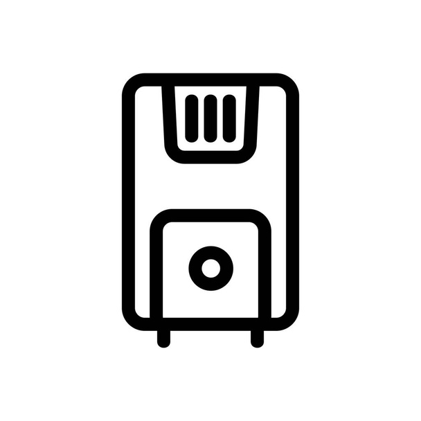purificador de aire icono vector. Ilustración del símbolo de contorno aislado
 - Vector, Imagen
