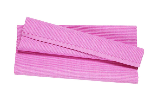 Рожевий тканий плакат з бавовни
 - Фото, зображення
