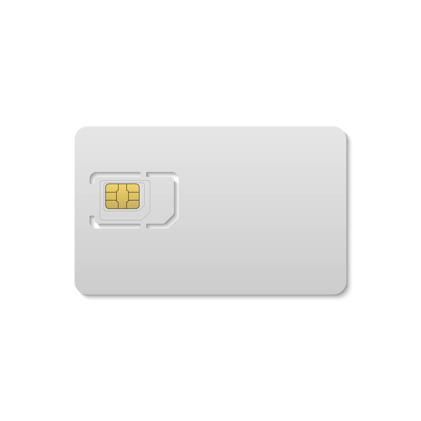 Mobile sim card - Вектор, зображення