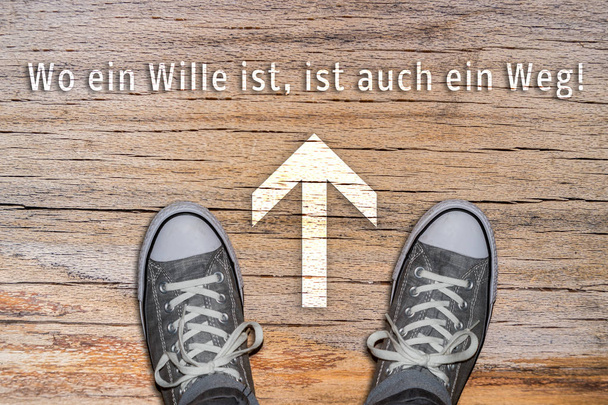 Там, где есть воля, есть способ! на немецком языке
 - Фото, изображение