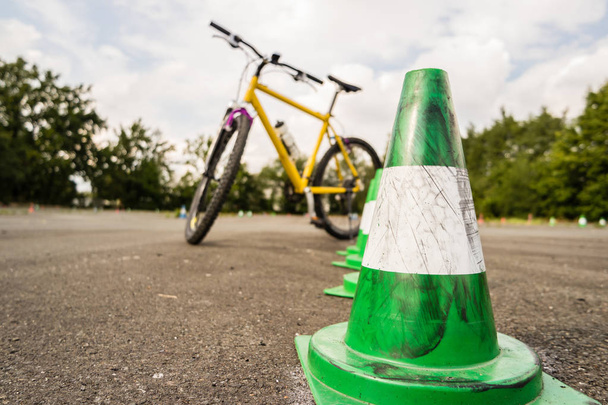 bicycle safety training background image - Photo, Image
