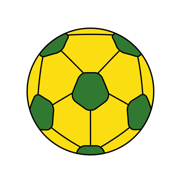sport piłka nożna izolowane ikona - Wektor, obraz