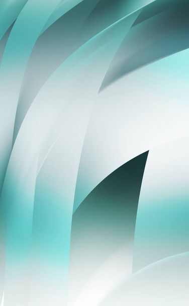 Dynamic trendy simple fluid color gradient abstract cool background with overlapping line effects.  Illustration for wallpaper, banner, background, card, book, pamphlet,website. 2D illustration - Photo, Image