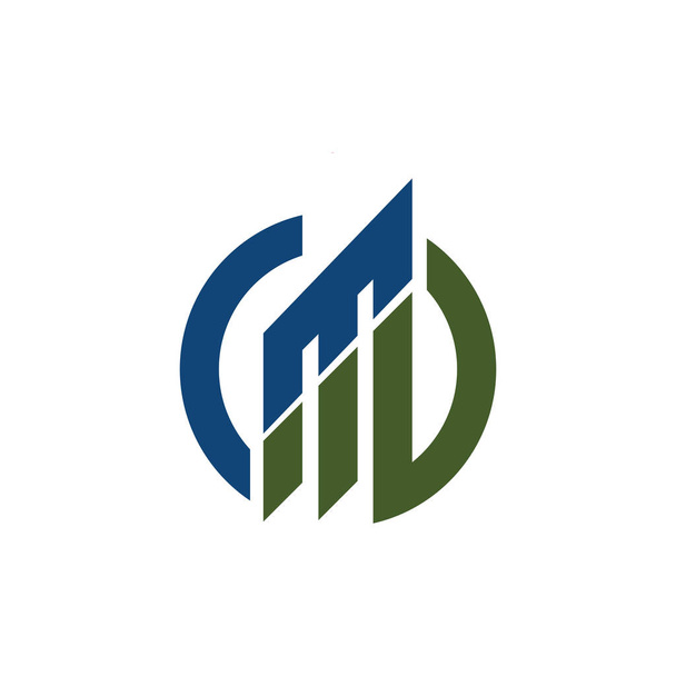 Початкова літера m логотип векторний шаблон дизайну
 - Вектор, зображення