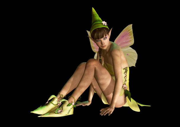 Fairy with Pointed Cap, 3d CG - Fotografie, Obrázek