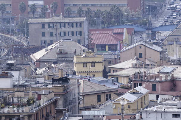 view of the town of genova - Фото, изображение