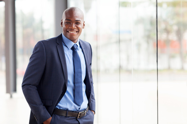 young african american businessman in office - Foto, Imagen