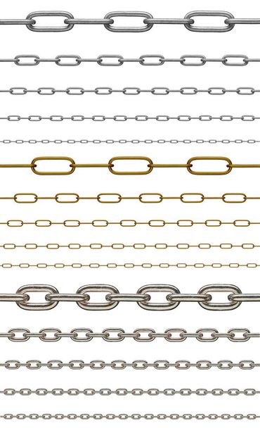 chain link metal steel - Foto, Imagem