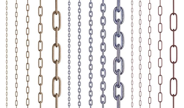 řetězové propojení metal ocelové - Fotografie, Obrázek