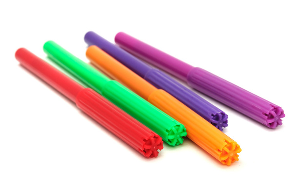 Multicolored Felt Tip Pens - Fotoğraf, Görsel