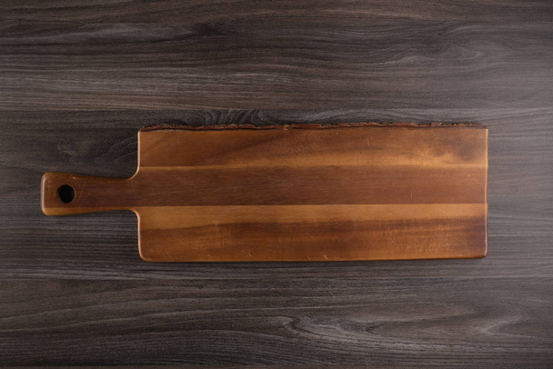 Wooden cutting board - Fotoğraf, Görsel