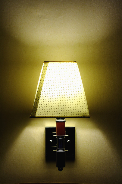 alcoholics lamp with yellow light. - Photo, Image