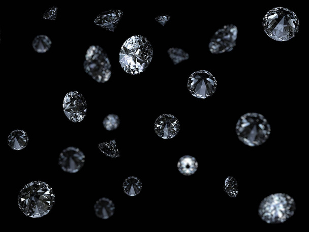 precious jewelry gem stone, diamond  - Foto, afbeelding