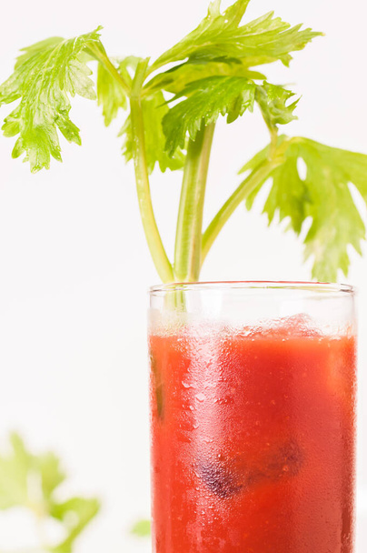 Bloody Mary cocktail close up - 写真・画像