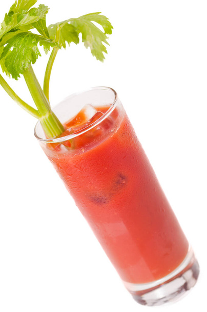 Bloody Mary cocktail over white background - Zdjęcie, obraz