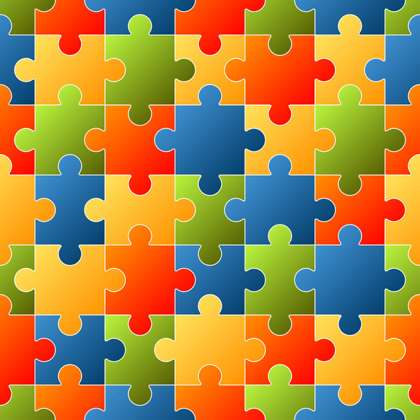 puzzle pieces background - endless - Foto, Bild