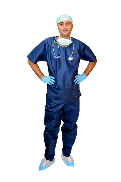 Doctor in uniform isolated in white - Foto, immagini