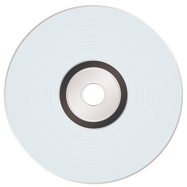 Shiny silver cd - Vetor, Imagem