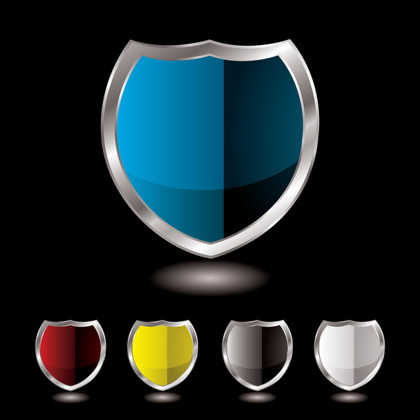 Shield five variation - ベクター画像
