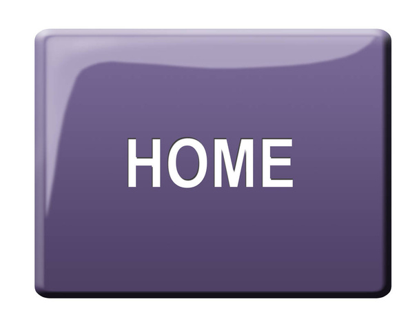 home button, graphic illustration - 写真・画像