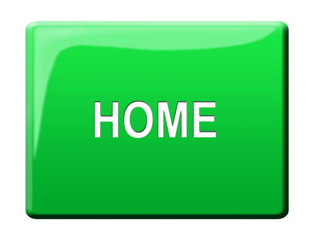 home button, graphic illustration - Foto, imagen