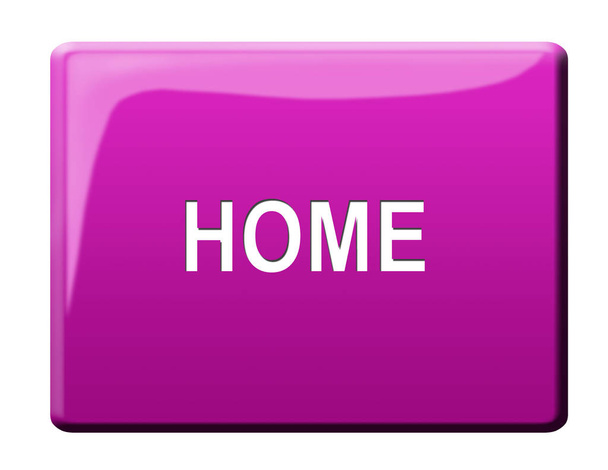 home button, graphic illustration - Фото, изображение