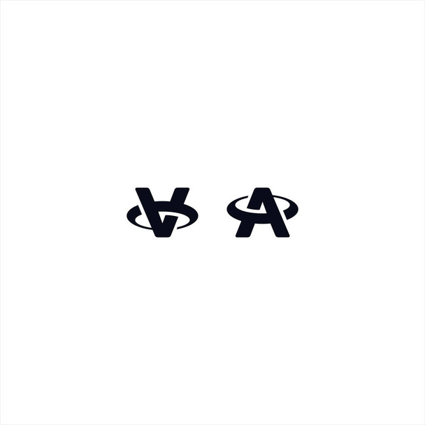 Anfangsbuchstabe a und v Logo-Design-Vorlage - Vektor, Bild