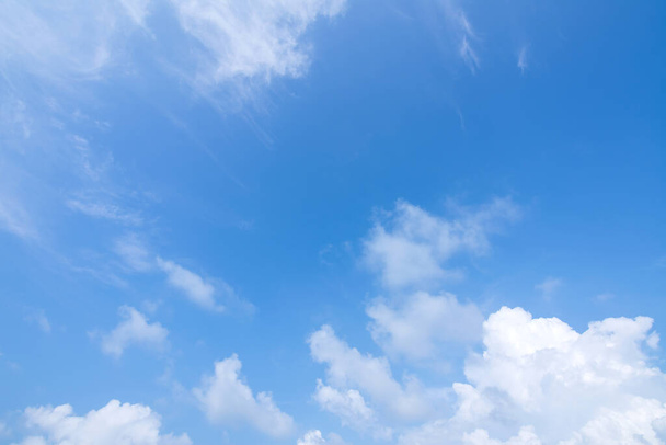 Blue sky with clouds background. - Photo, Image