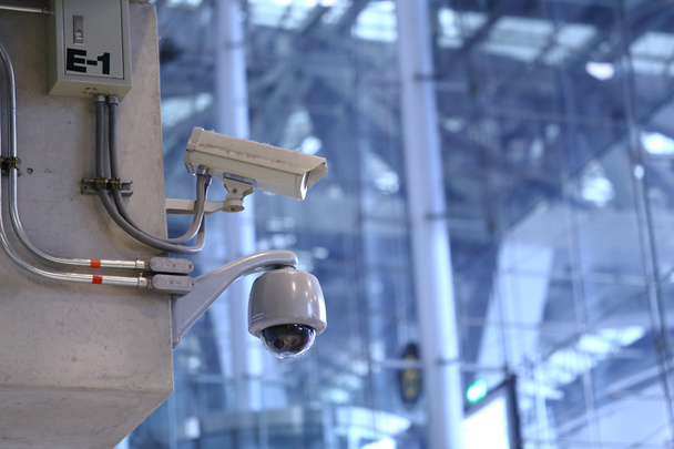 CCTV kameraları Havalimanı. - Fotoğraf, Görsel