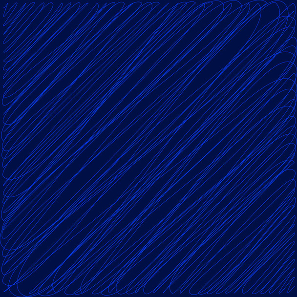 Royal ornament of their dark threads and blue intersecting fiber - Vector, Image