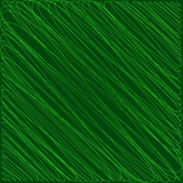 Vintage ornament of their green threads and repetitive intersect - Vector, Image
