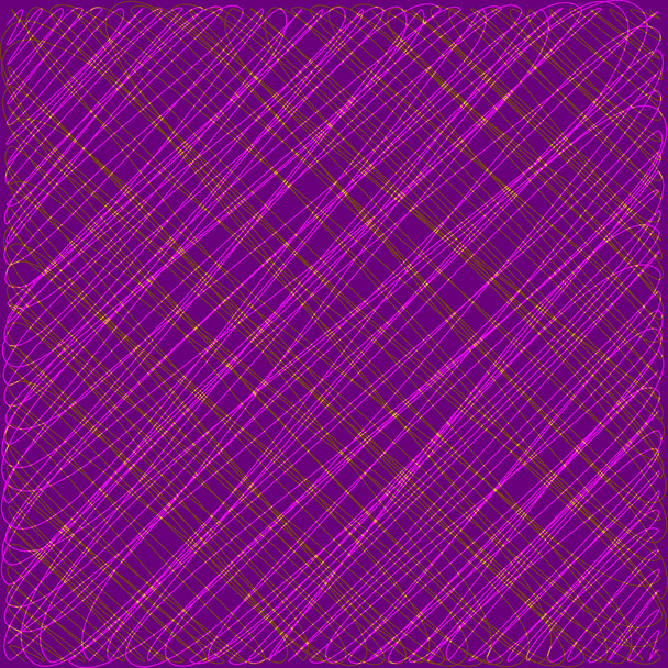 Adorno de mimbre de sus hilos violeta y rosa intersección fi
 - Vector, Imagen