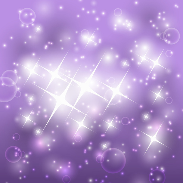 Fondo púrpura brillante con estrellas
 - Vector, Imagen