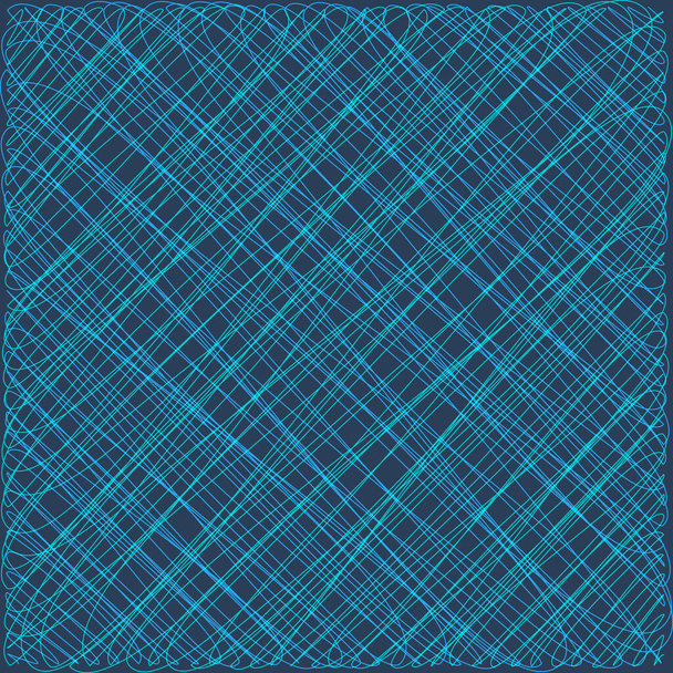 Adorno real de sus hilos azules y luminosa intersección f
 - Vector, Imagen