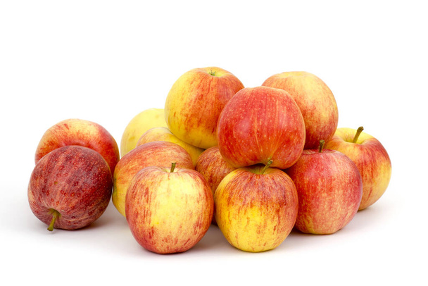 fresh apples on white background - Zdjęcie, obraz