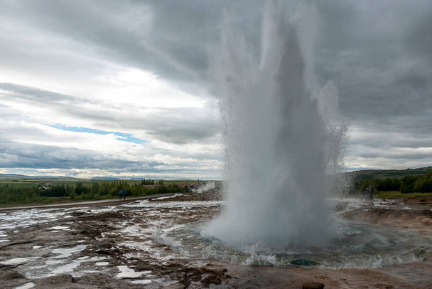 geyser nature photo, geology landscape formation - Foto, immagini