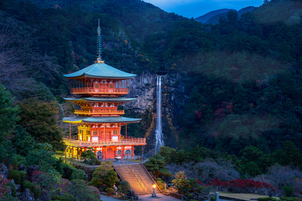 Seigantoji Pagoda Kumano nachi taisha szentély templom Nach - Fotó, kép