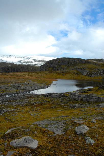 norway,vikafjell, beautiful mountains - Photo, image