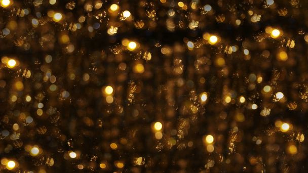 garland lights bokeh festive background - Foto, Bild