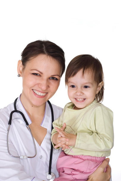 médico e bebê
 - Foto, Imagem