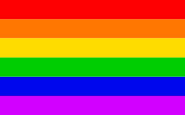 Homosexuelle Regenbogen Transgender Regenbogenfahne - Vektor, Bild