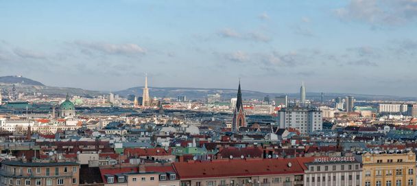 vienna view from above - Foto, afbeelding