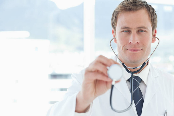 doctor with stethoscope, medical healthcare - Fotó, kép