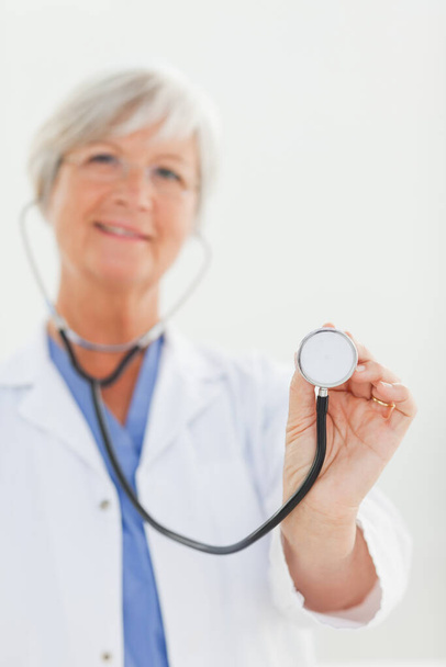 Stethoscope being used by doctor - Foto, Imagen