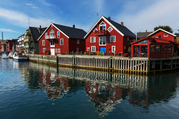 chaty w Norwegii - Zdjęcie, obraz