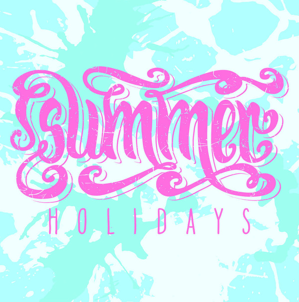 Summer holidays - Вектор,изображение