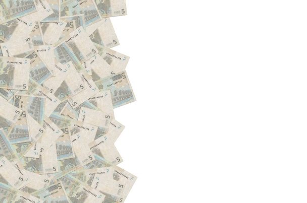 Візерунок частина банкноти 5 євро крупним планом з невеликими коричневими деталями
 - Фото, зображення