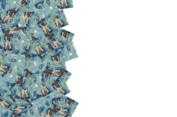 Sir Wilfrid Laurier Portret uit Canada 5 Dollars 2013 Polymeer bankbiljetten patroon - Foto, afbeelding