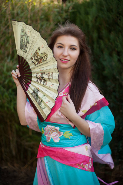 girl posing in cosplay costume   - Valokuva, kuva