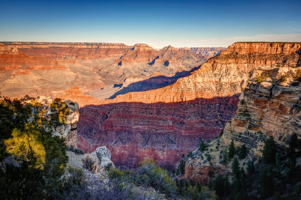 Grand Canyon na západě slunce - Fotografie, Obrázek